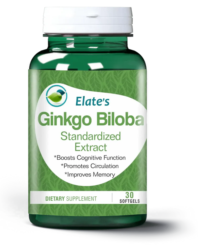 Elate’s Ginkgo Biloba 120 mg Herbal Supplement